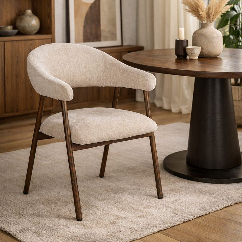 Esszimmerstuhl Scandi - 2er-Set – Skandinavisches Design - Tan