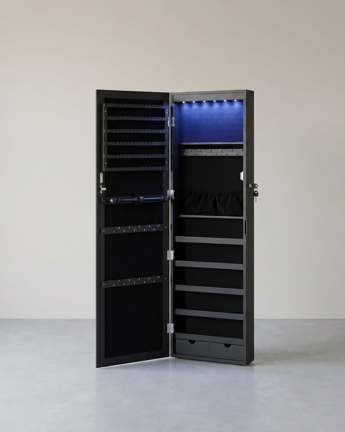 Hängender Schmuckspiegelschrank mit Stauraum – Elegant & Funktional