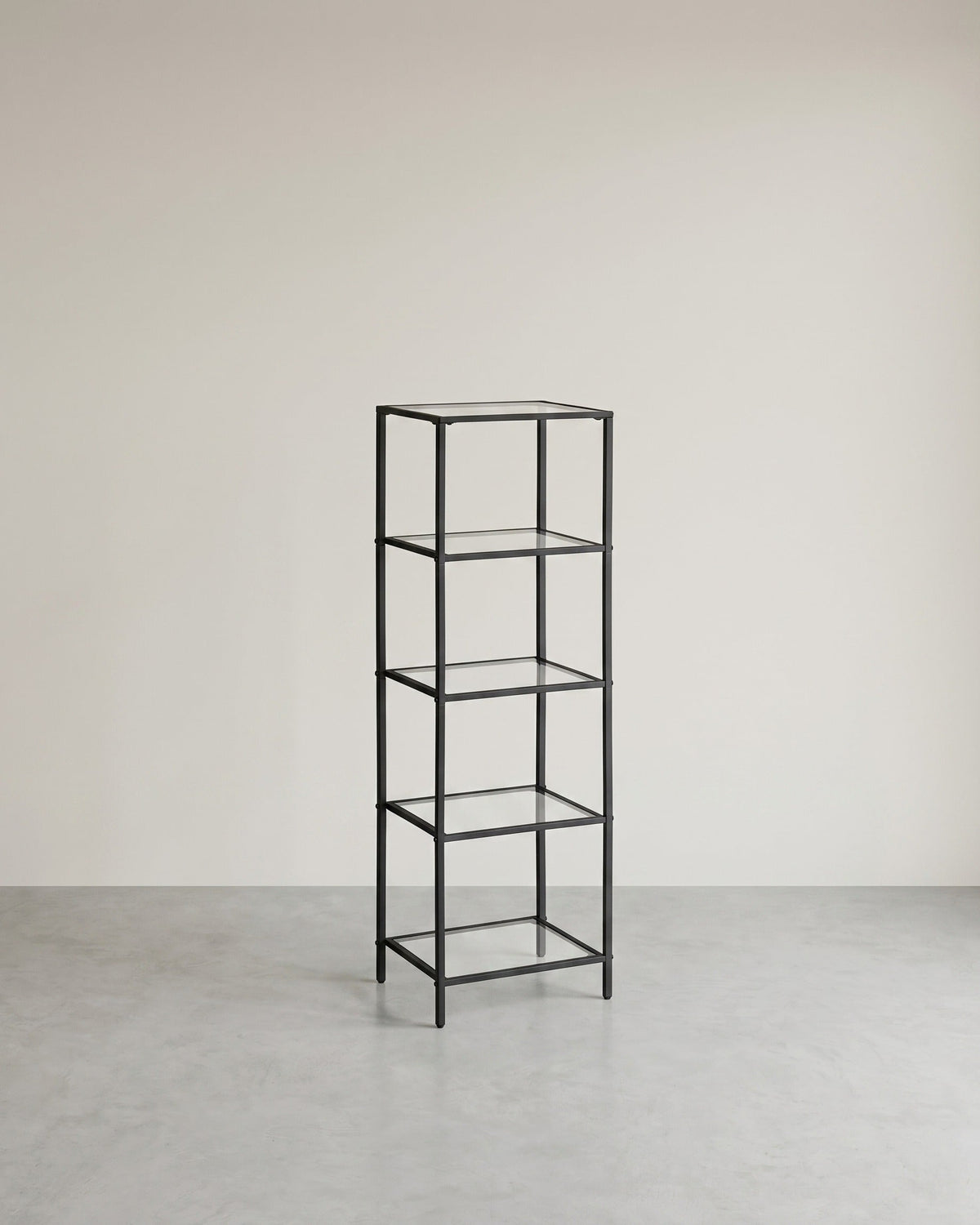 Eckschrank Glas – 5 oder 6 Ebenen – stilvoll & platzsparend
