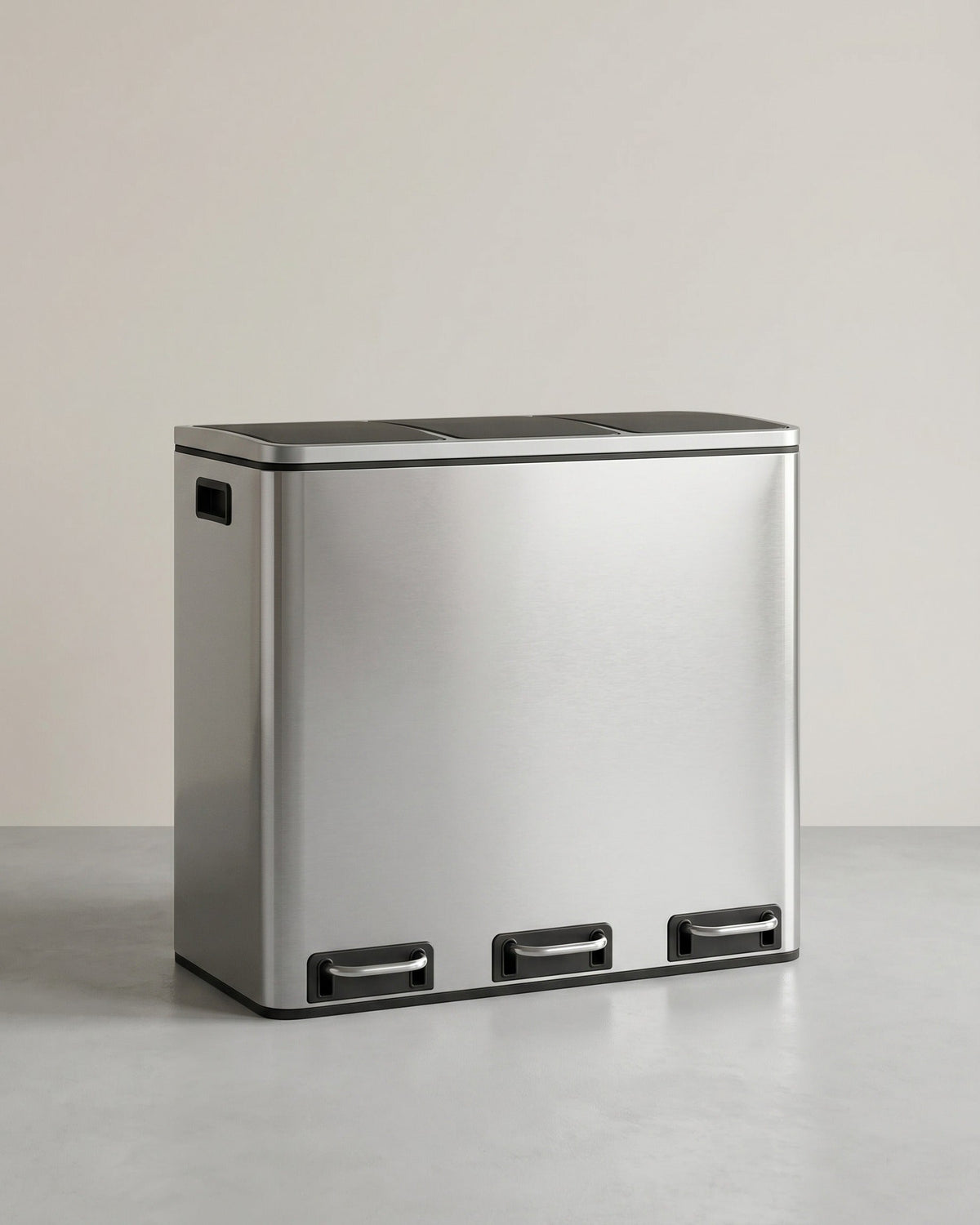 54L Abfalleimer - 3-Fach Abfalleimer - Treteimer - Abfalleimer 3 x 18L