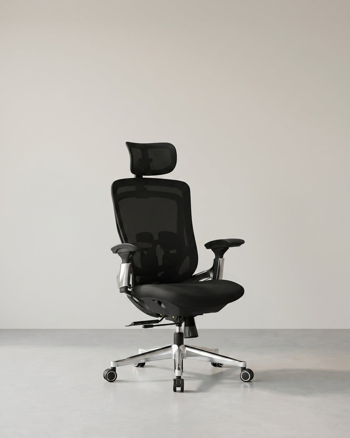 Ergonomischer Bürostuhl Ergo Elite 2.0 – stufenlos verstellbar – 6-teilige TPR-Lendenwirbelstütze – Tragkraft bis 150 kg