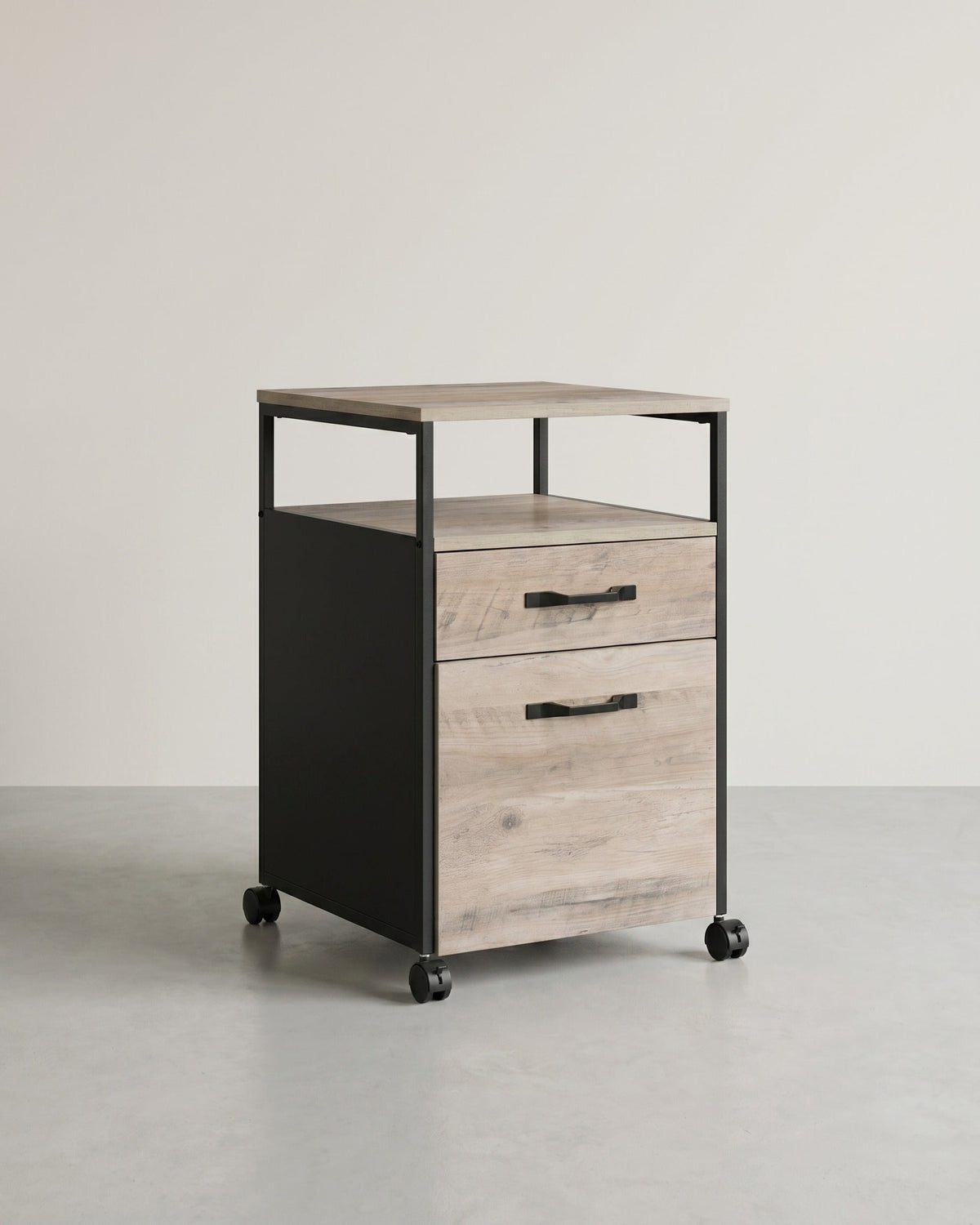 Schubladenelement auf Rollen - mit 2 Schubladen - Home Office