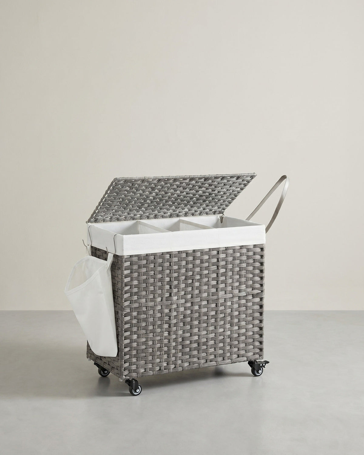 Handgeflochtener Wäschekorb – 140 oder 160 Liter Stauraum