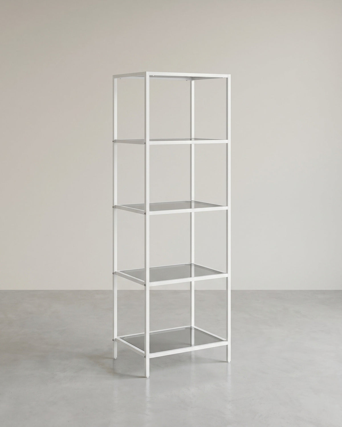 Eckschrank Glas – 5 oder 6 Ebenen – stilvoll & platzsparend
