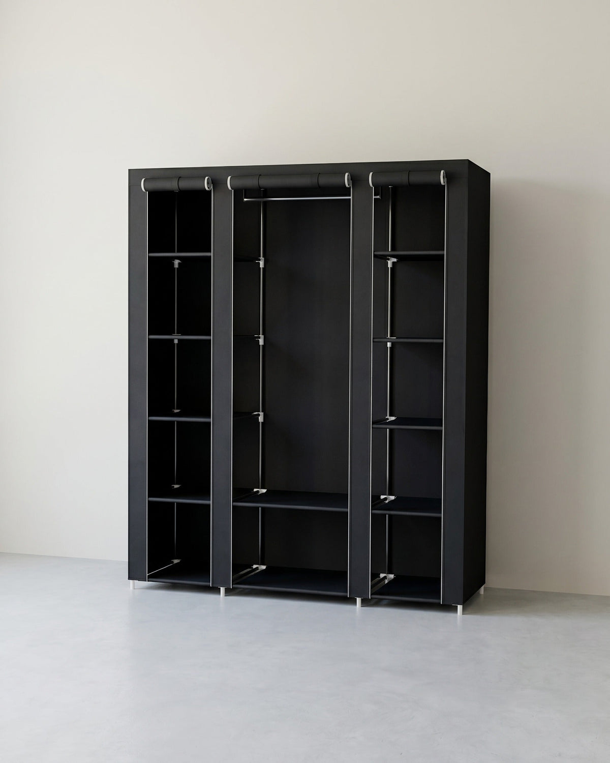 Faltbarer Kleiderschrank – praktischer Schlafzimmerschrank – platzsparend