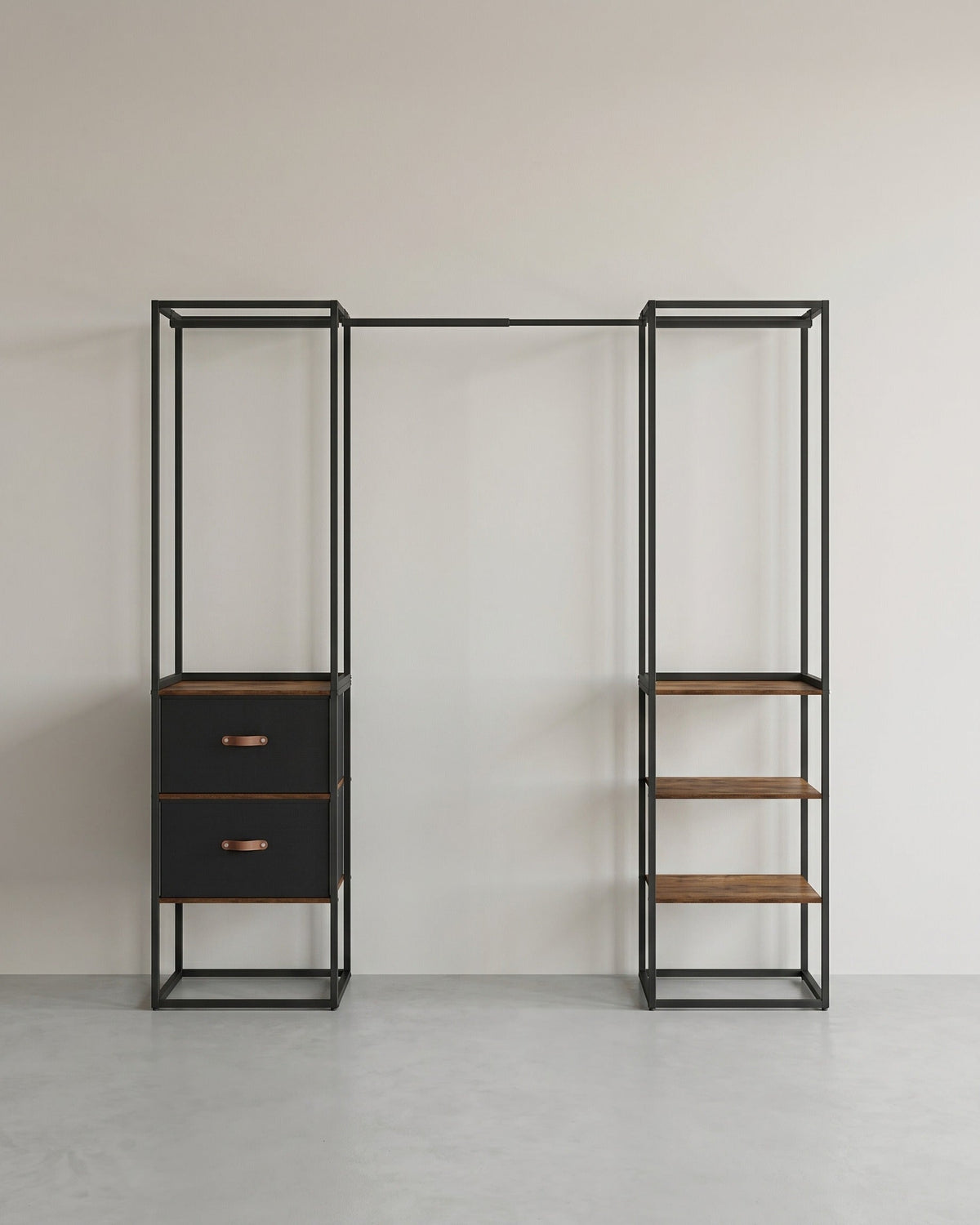 Offener Kleiderschrank mit verstellbarem Design – praktisch und robust