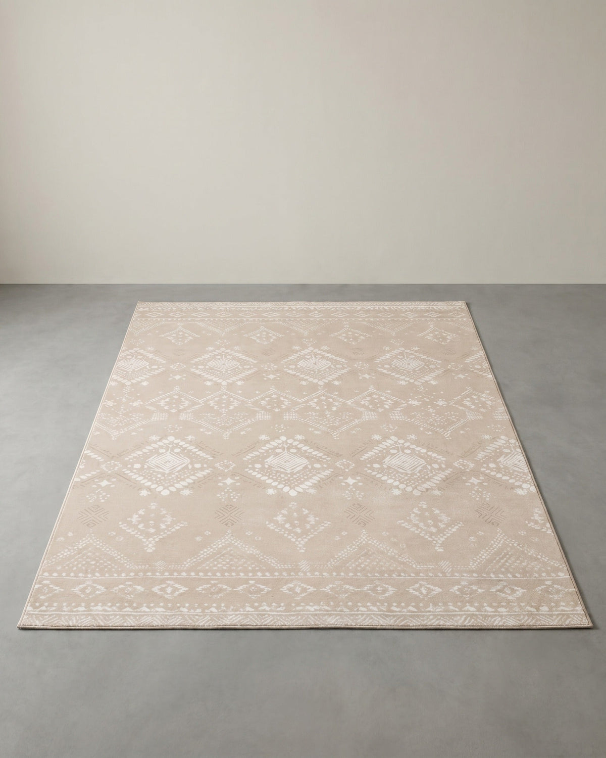 BOHO Teppich – Rutschfest & Waschbar – Polyester mit Filzschicht