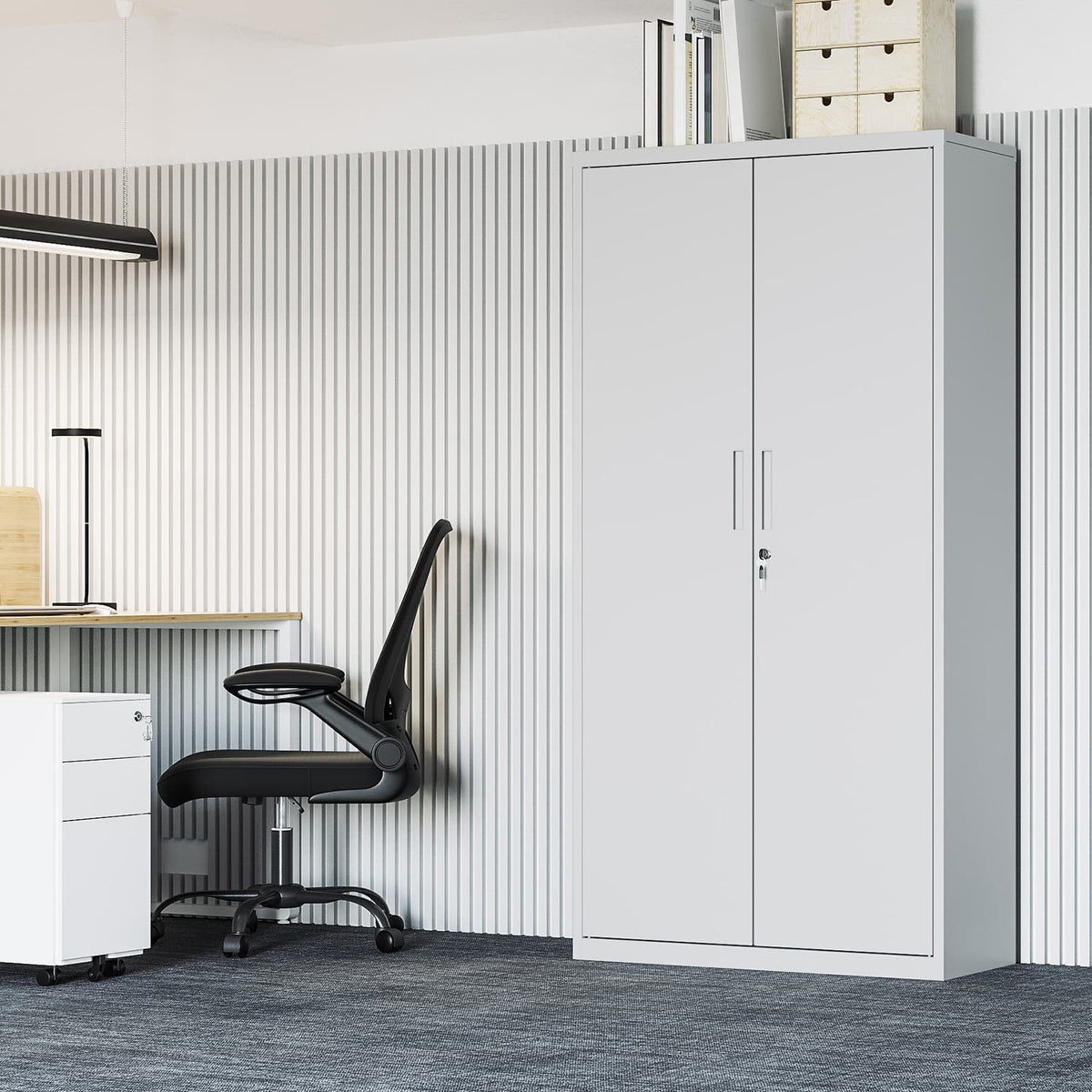Aktenschrank 180 cm - Stahlschrank - Büroschrank