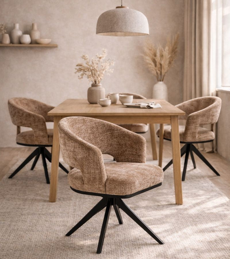 Stilvoller Esszimmerstuhl - Set Von 2 - Moderner Komfort - Avena