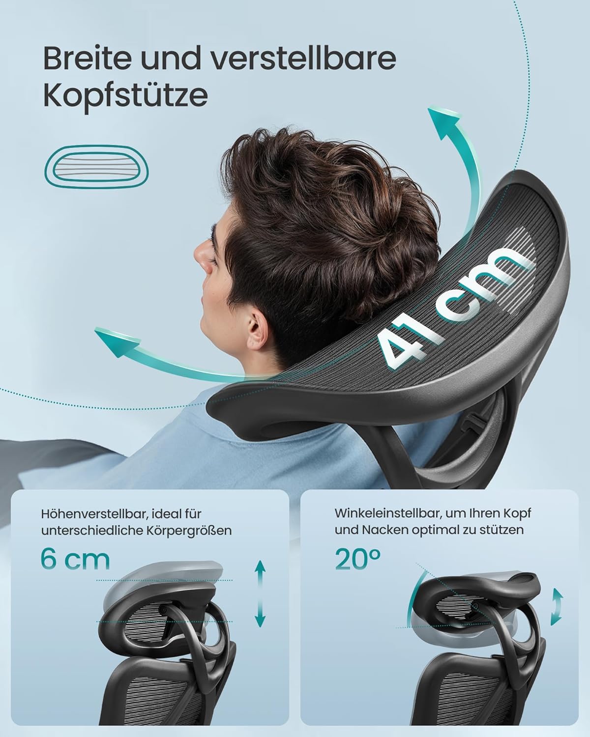 Combi+ Elektrisch höhenverstellbarer Schreibtisch + ergonomischer Bürostuhl – Komplettes Arbeitsplatz-Set – 120 x 60 bis 180 x 80 cm – USB-C-Schnellladegerät