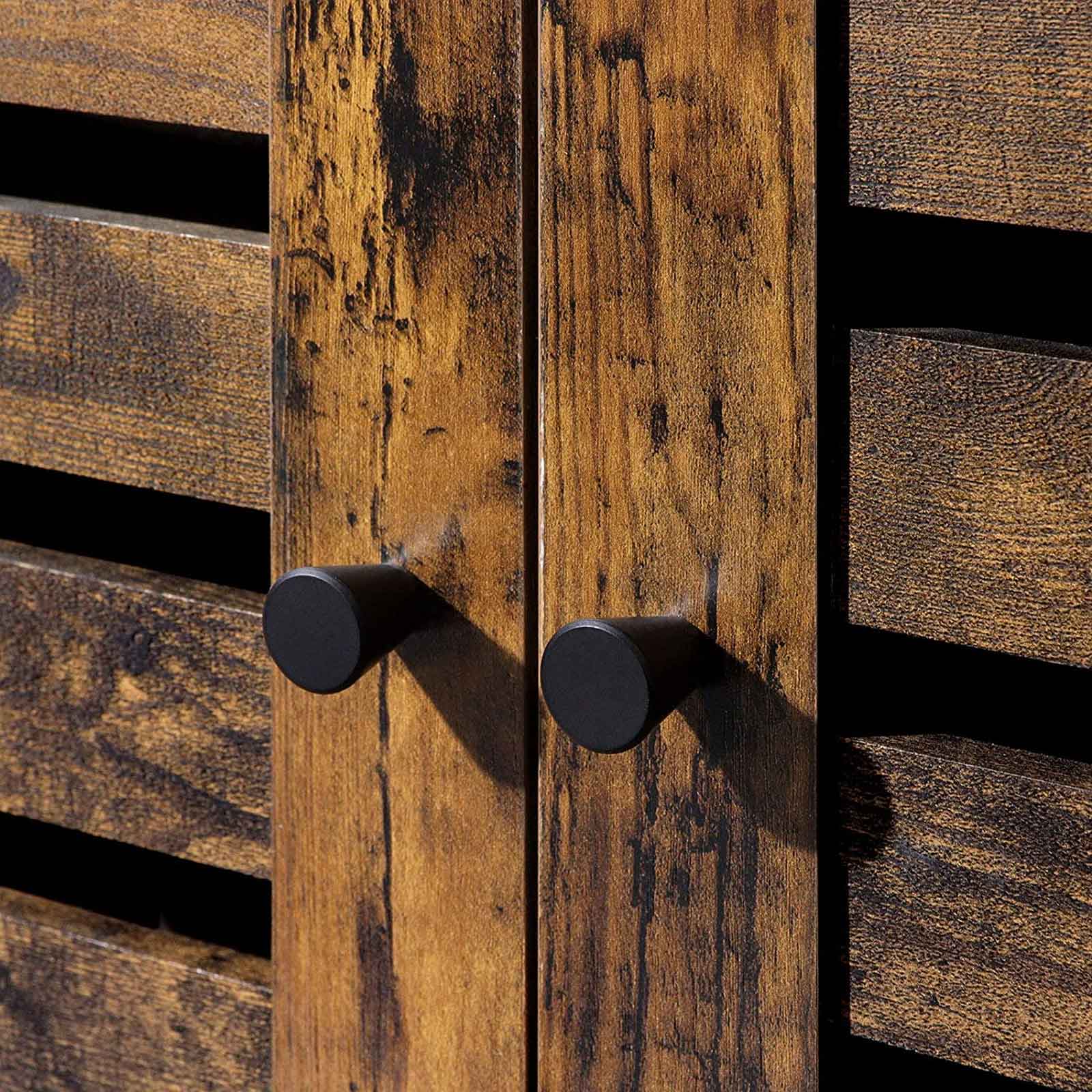 Waschtischunterschrank Mit 2 Türen - Badezimmerschrank Mit Siphonöffnung - Schmales Design