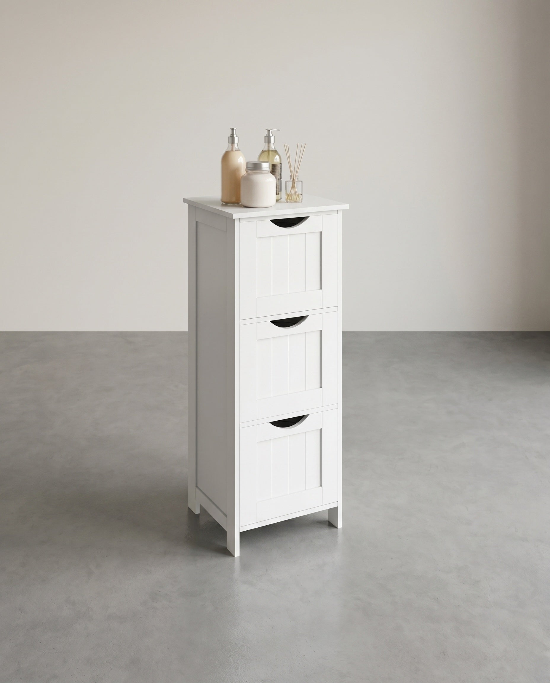 Badezimmerschrank mit 3 oder 4 Schubladen – Kompakt und funktional