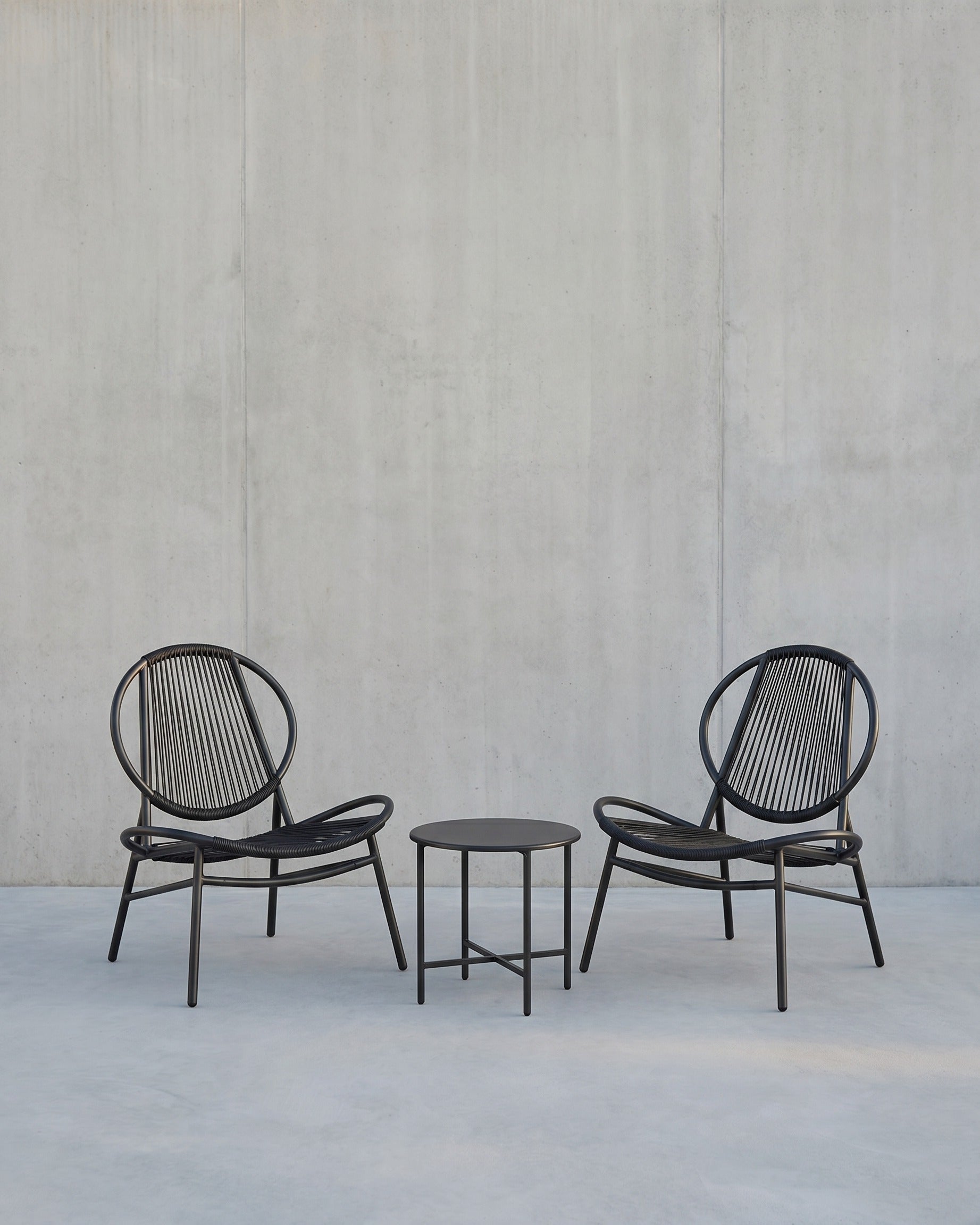 Balkonmöbel Set - 3er Set mit Tisch und 2 Stühlen - Balkonset - Gartenset