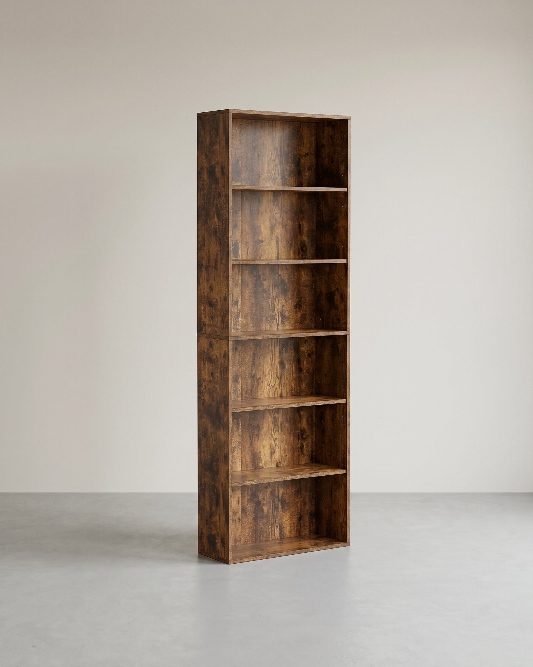 Modernes offenes Bücherregal – Geräumiges, freistehendes Aufbewahrungsregal mit verstellbaren Regalböden und minimalistischem Design