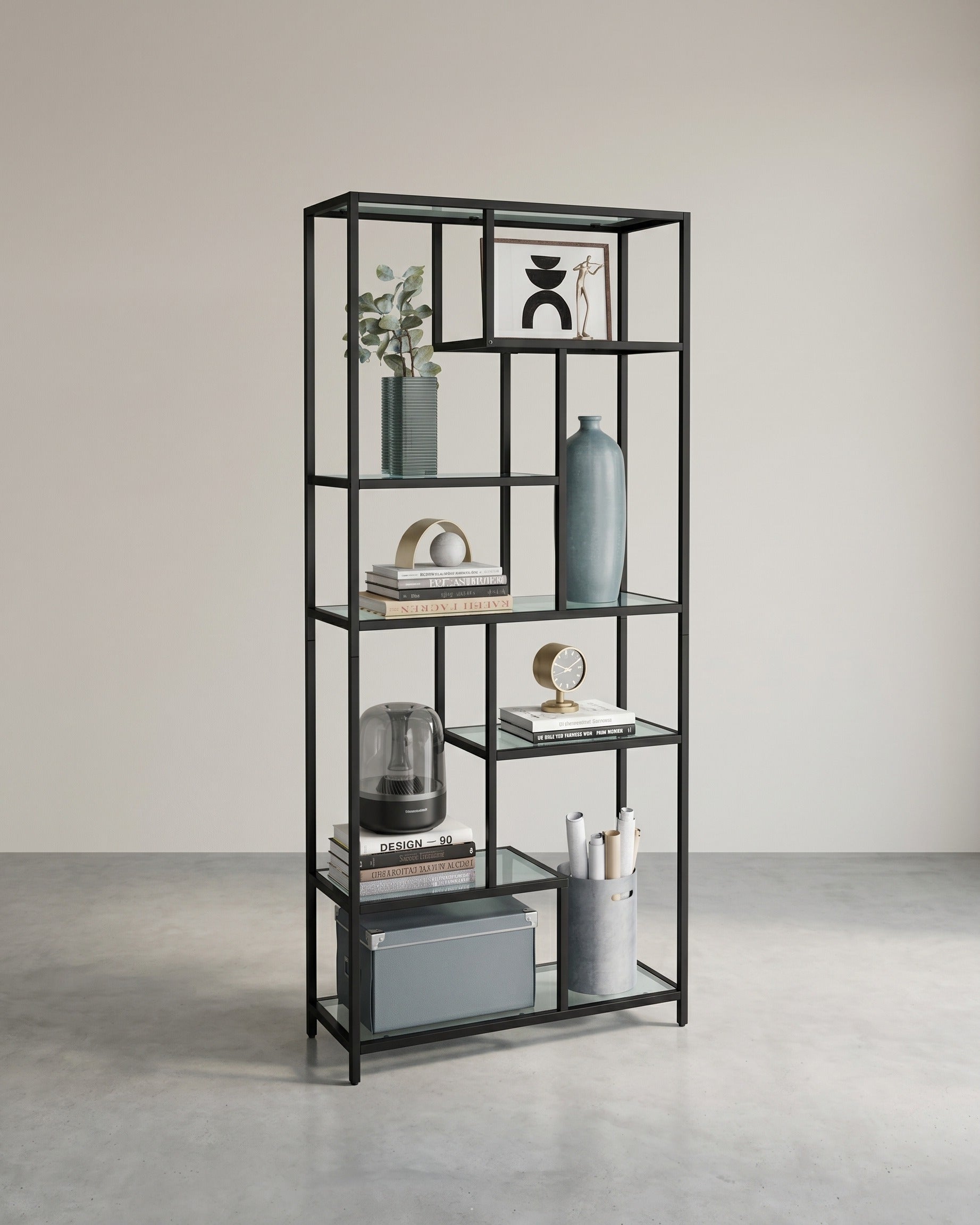 Standschrank 6 Ebenen – modernes Design – stilvoll & funktional