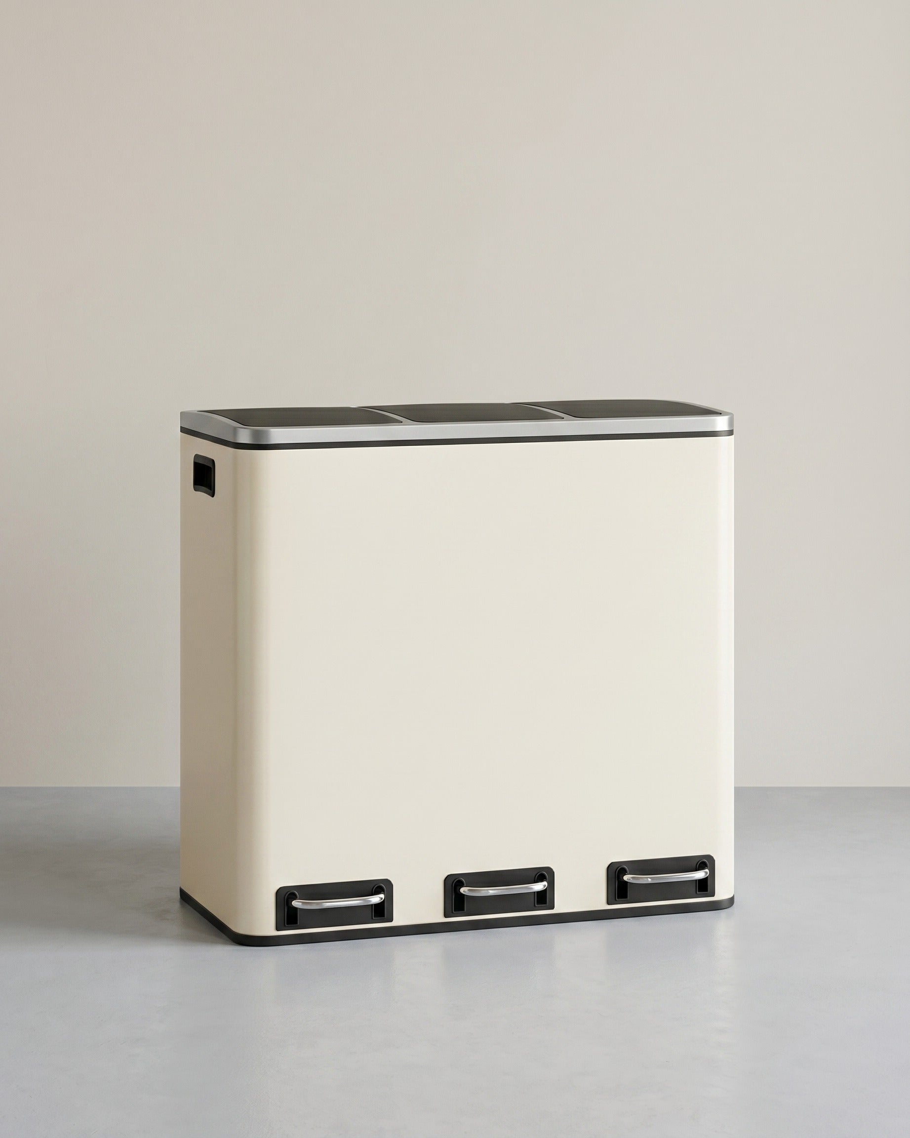 54L Abfalleimer - 3-Fach Abfalleimer - Treteimer - Abfalleimer 3 x 18L