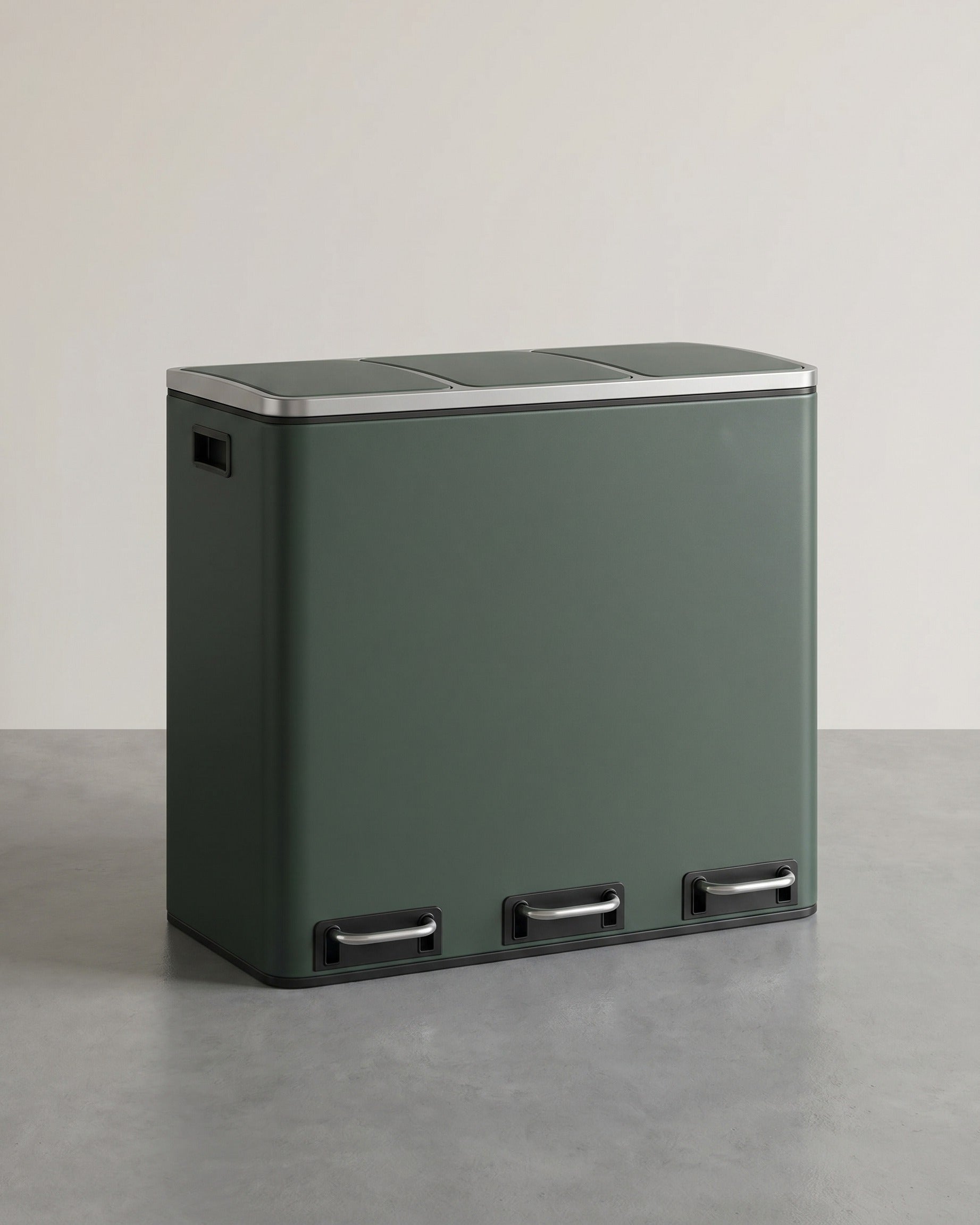 54L Abfalleimer - 3-Fach Abfalleimer - Treteimer - Abfalleimer 3 x 18L