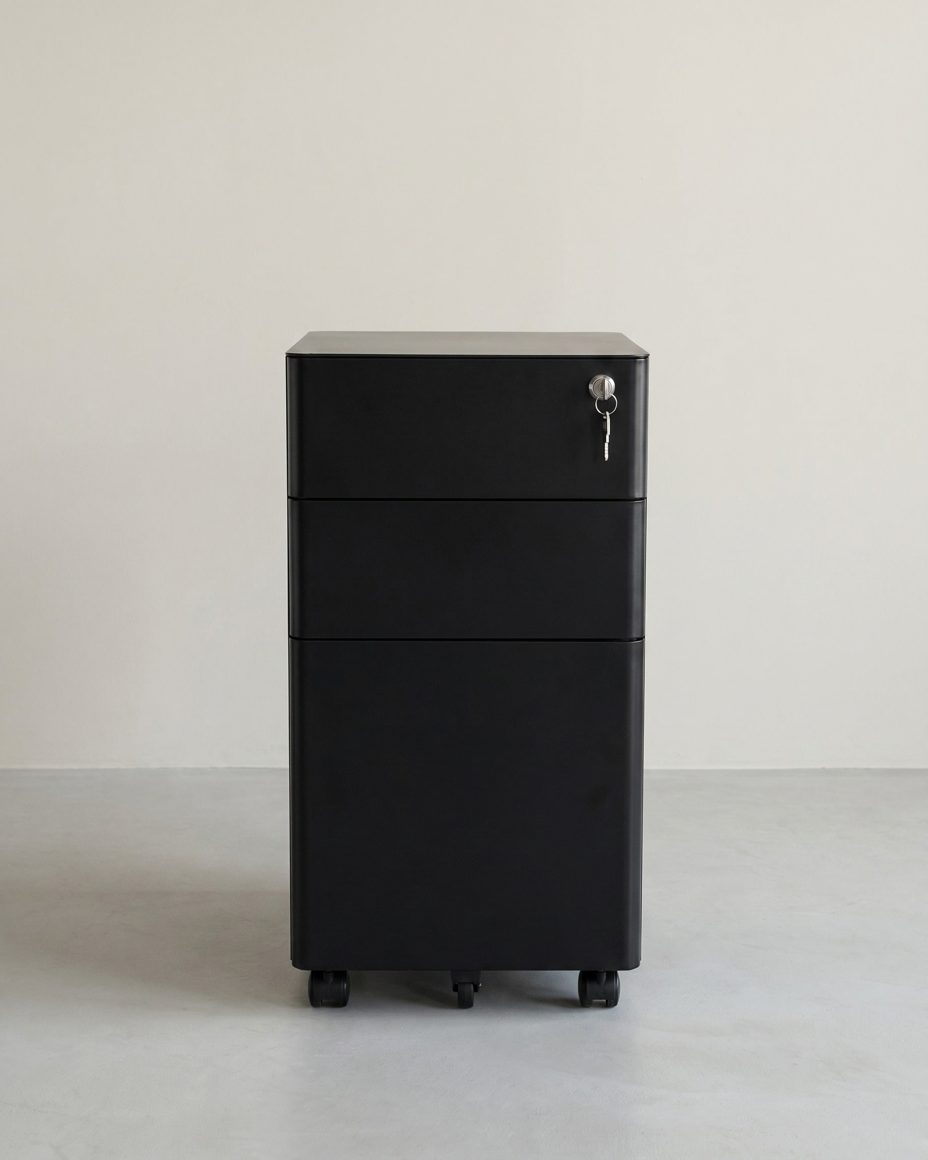 Aktenschrank mit 3 Schubladen - Schubladenelement - Schrank mit Rollen