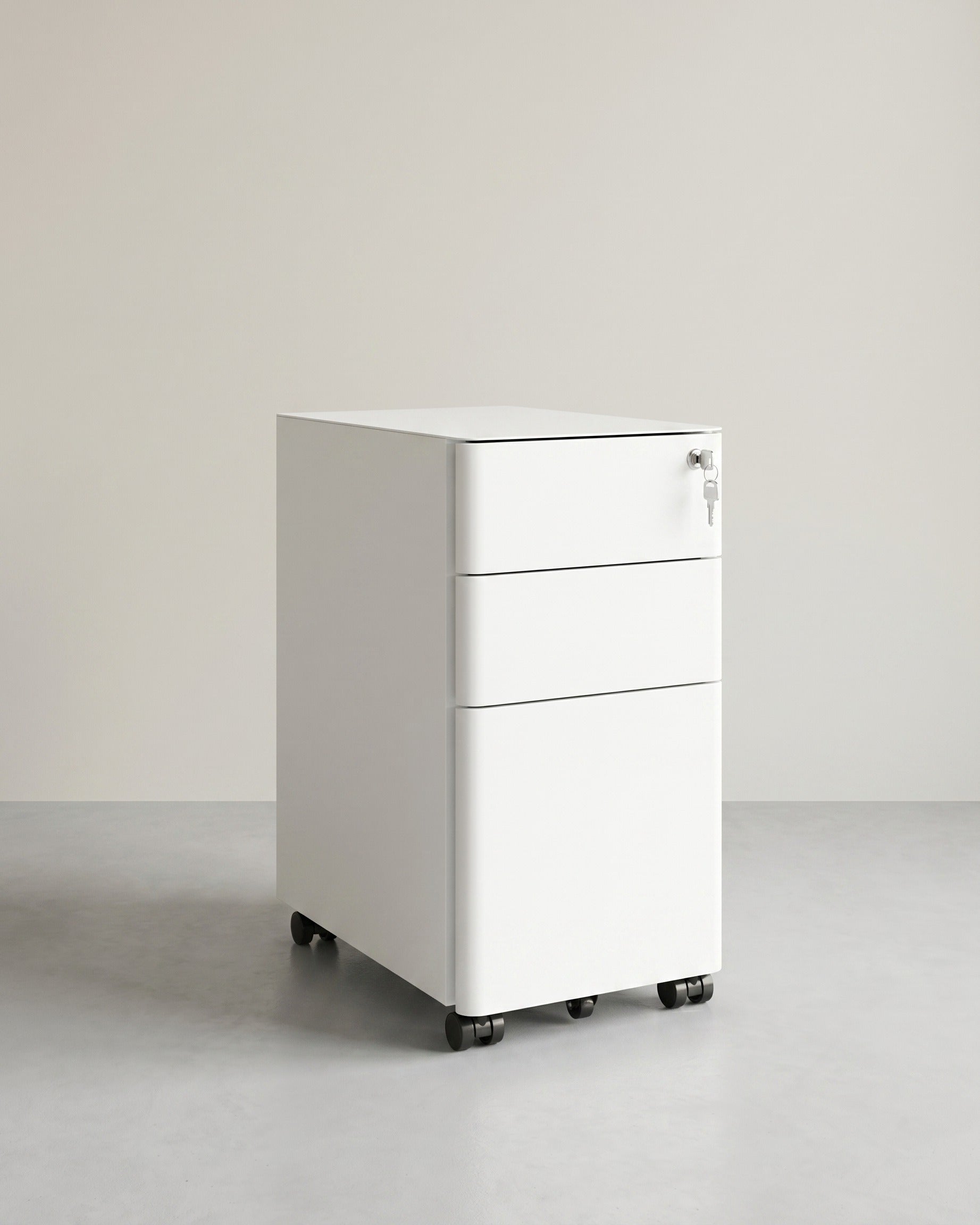 Aktenschrank mit 3 Schubladen - Schubladenelement - Schrank mit Rollen