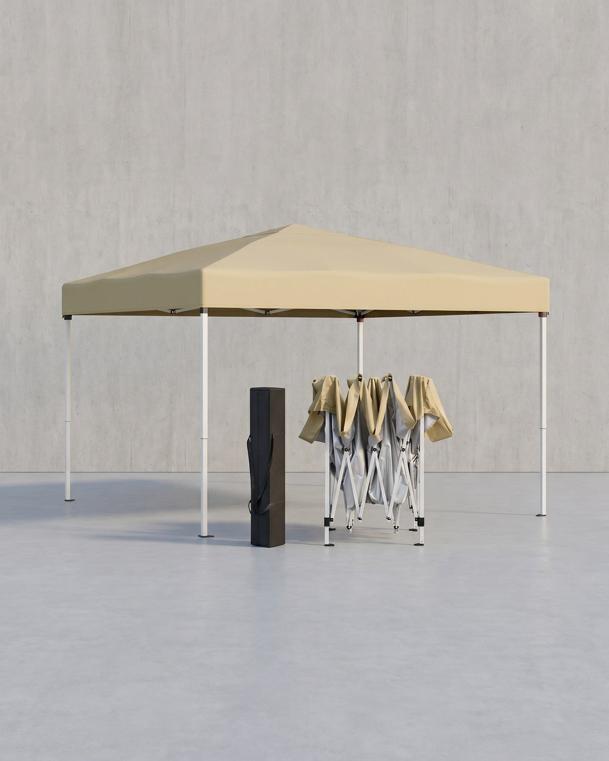 Partyzelt 3 x 3 m – Faltbares Partyzelt – Gartenpavillon – Sonnenschutz – Leicht regendicht – Tragbar