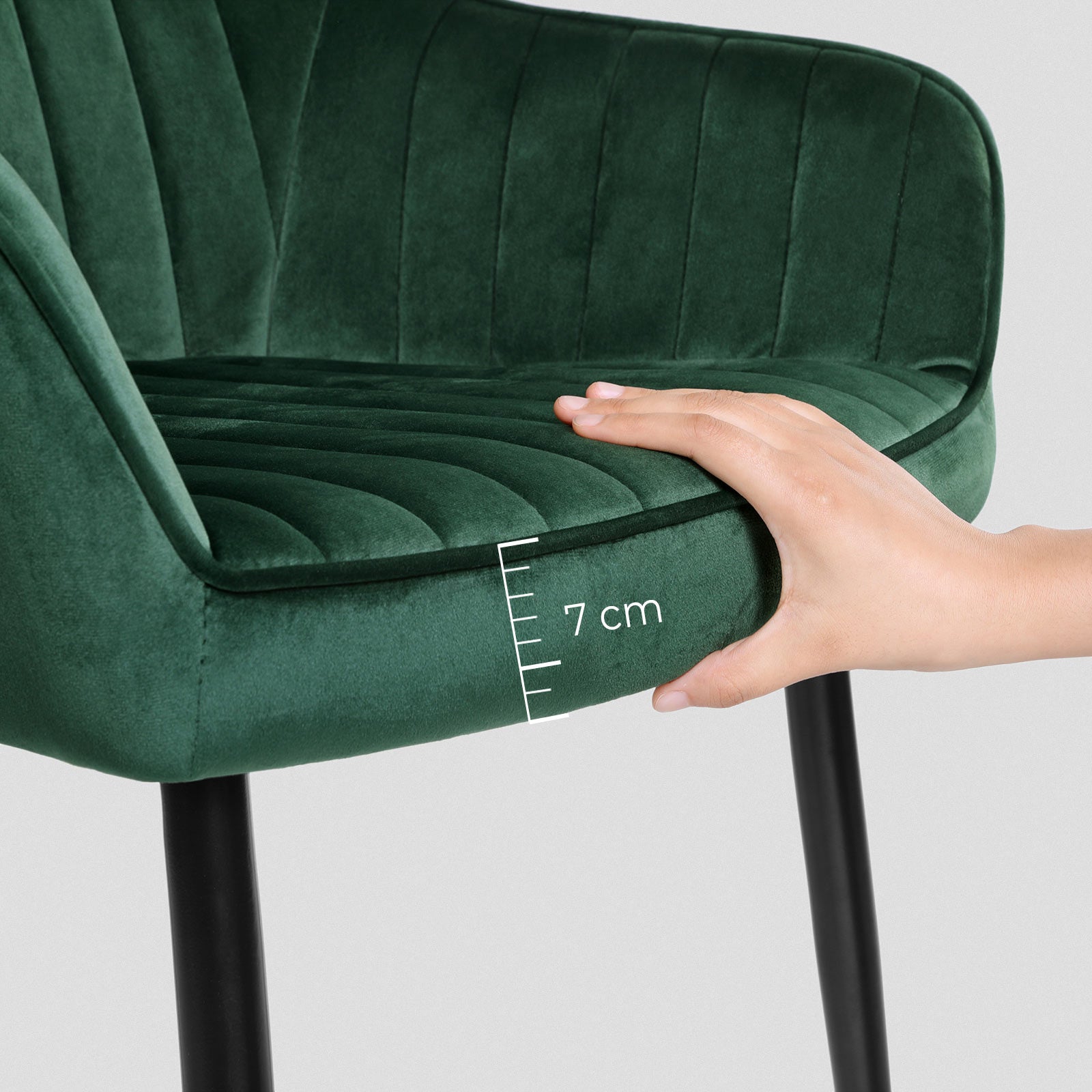 Moderner Esszimmerstuhl mit Armlehnen – Elegantes Design