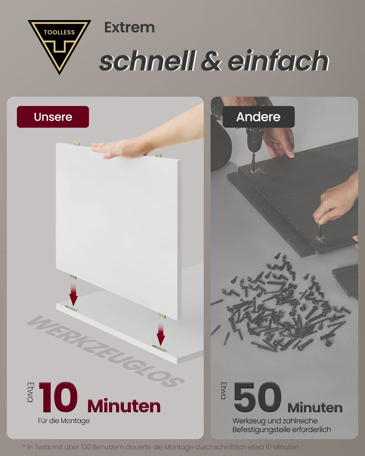 Nachttisch mit Steckdose & USB – modern Weiß – mit Schublade & 2 offenen Fächern – Beistelltisch mit Ladestation
