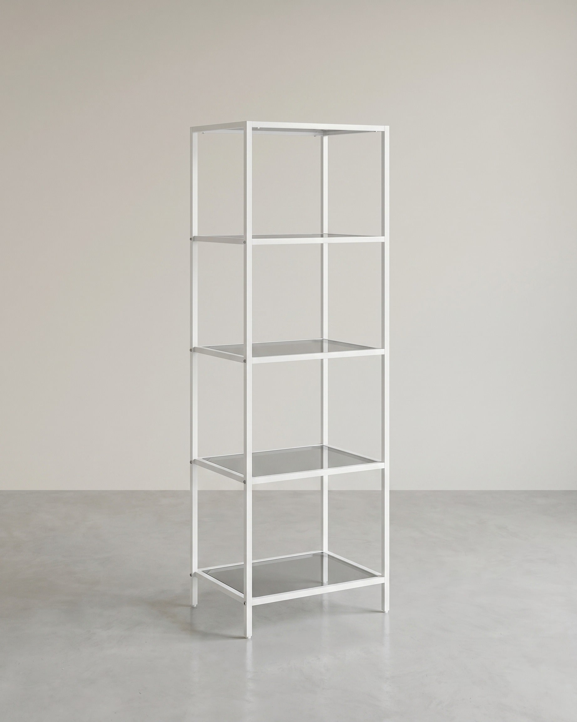 Eckschrank Glas – 5 oder 6 Ebenen – stilvoll & platzsparend