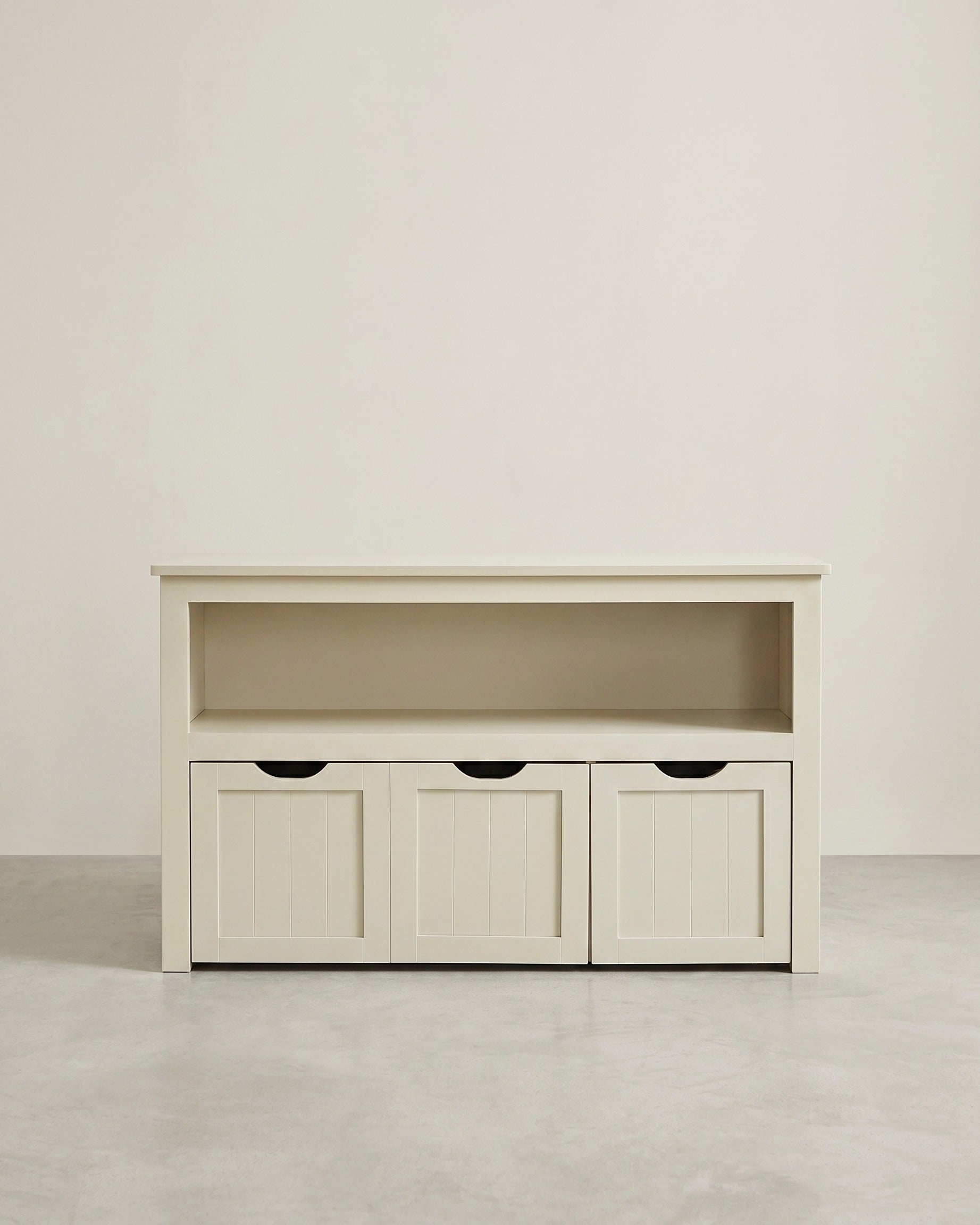 Spielzeugschrank mit 3 Aufbewahrungsbehältern - Stilvoll und praktisch - Kinderzimmer