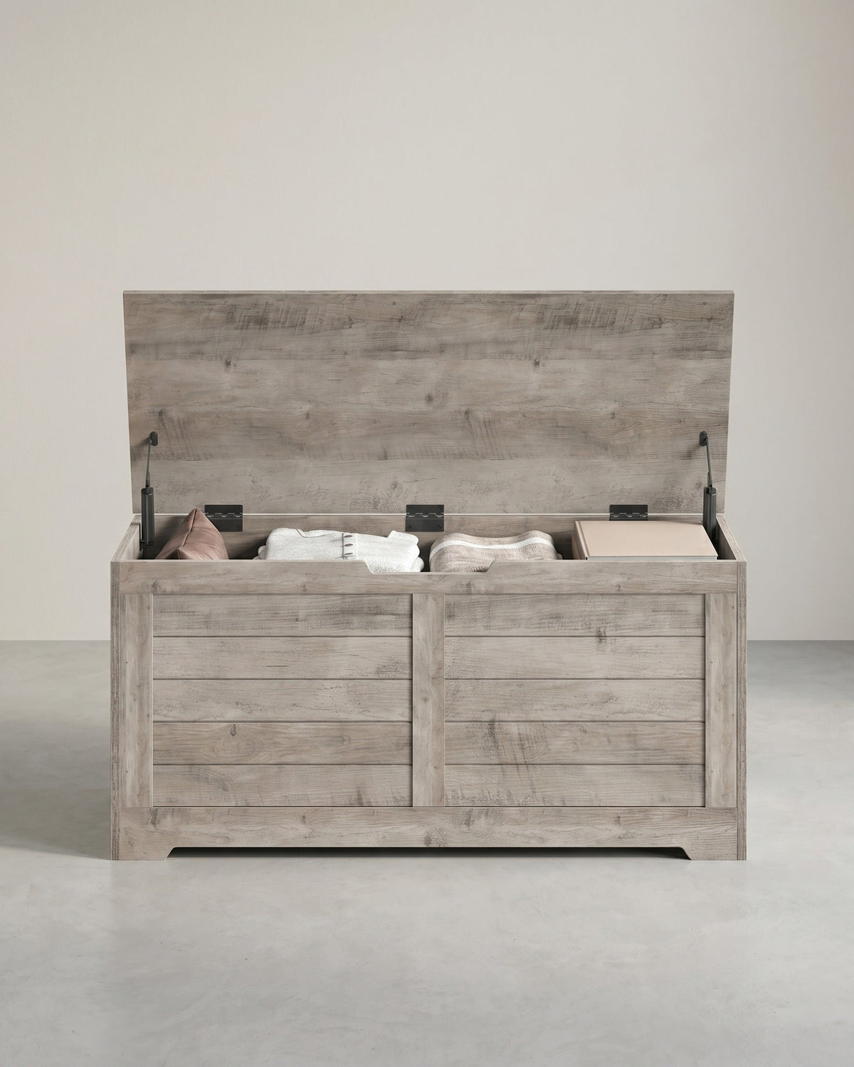 Aufbewahrungsbank mit Deckel – Schuhbank – Sitzbank mit hoher Tragkraft – Für Flur, Schlafzimmer oder Wohnzimmer
