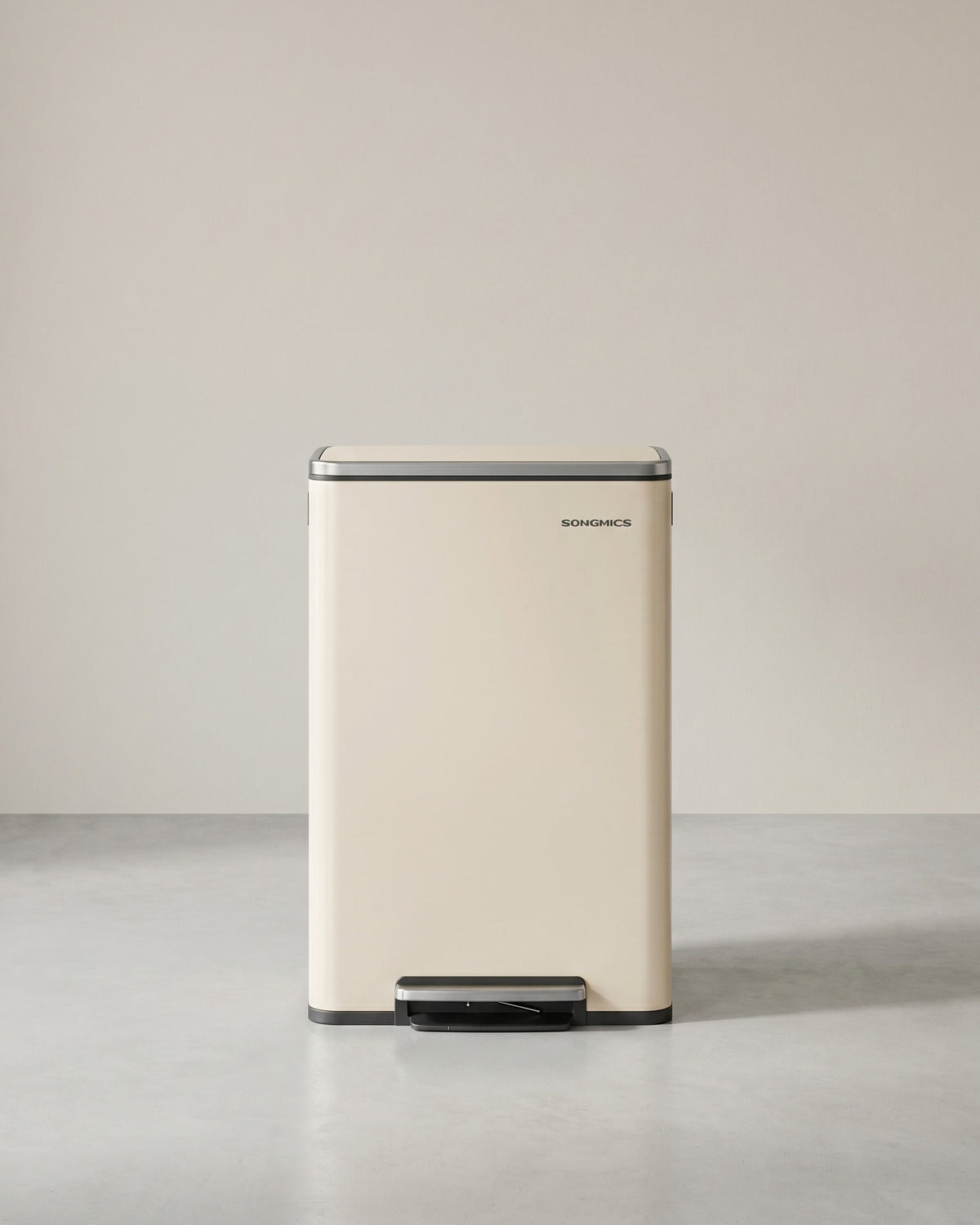 Treteimer – 50 Liter – Deckel mit Soft-Close-Funktion – Herausnehmbarer Inneneimer – Inklusive 15 Beutel