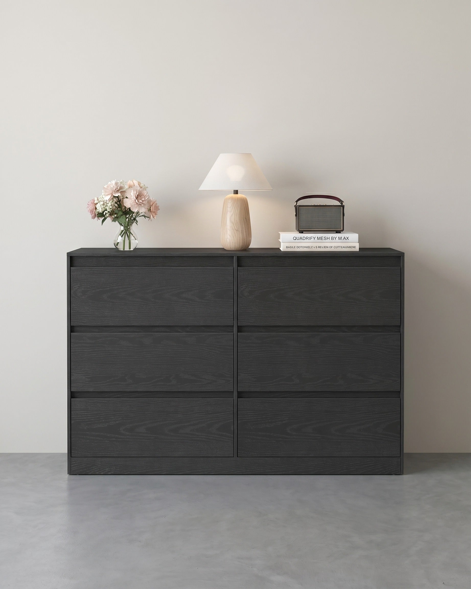 Moderne Kommode – 6 Schubladen – Anrichte – KAILYN-Kollektion