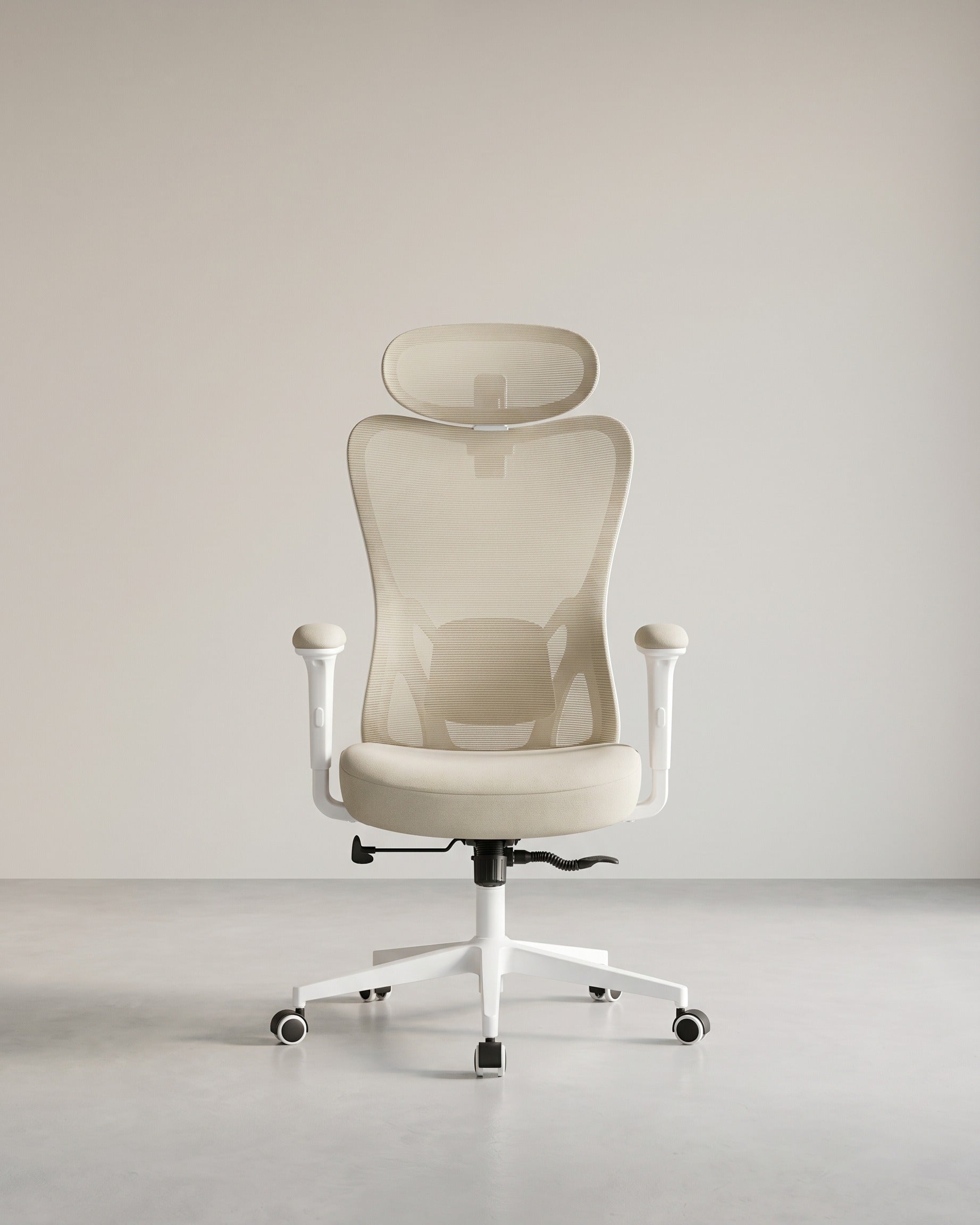 Ergonomischer Bürostuhl – Verstellbare Lendenwirbelstütze – Atmungsaktives Netzgewebe – Neigungsfunktion – Belastbarkeit 150 kg