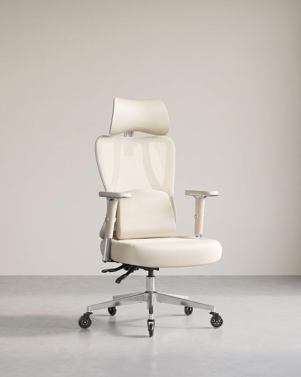 Bürostuhl - Ergonomisch - Verstellbare Lendenstütze Und Kopfstütze - Bis 150 kg