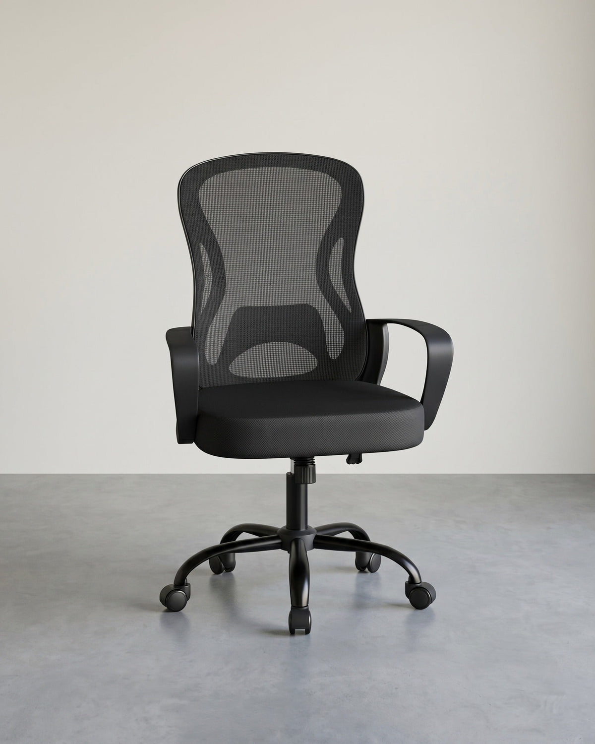 Bürostuhl - Mesh-Rückenlehne - Wippfunktion - Drei Farben