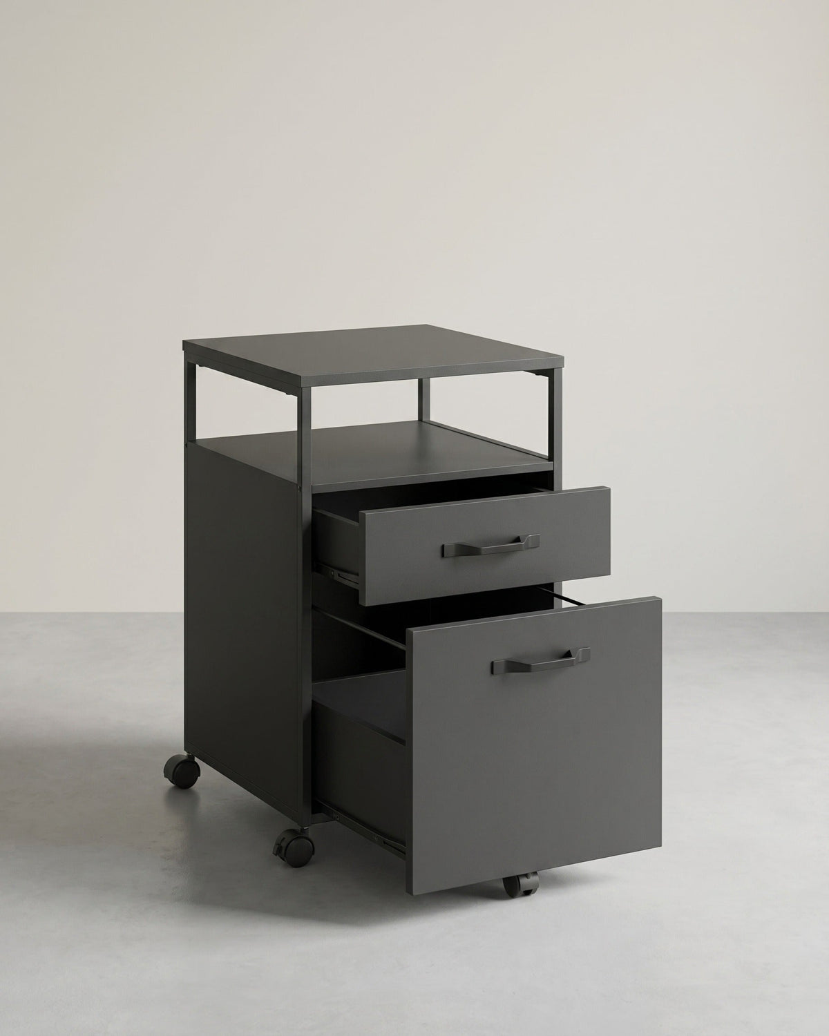 Schubladenelement auf Rollen - mit 2 Schubladen - Home Office