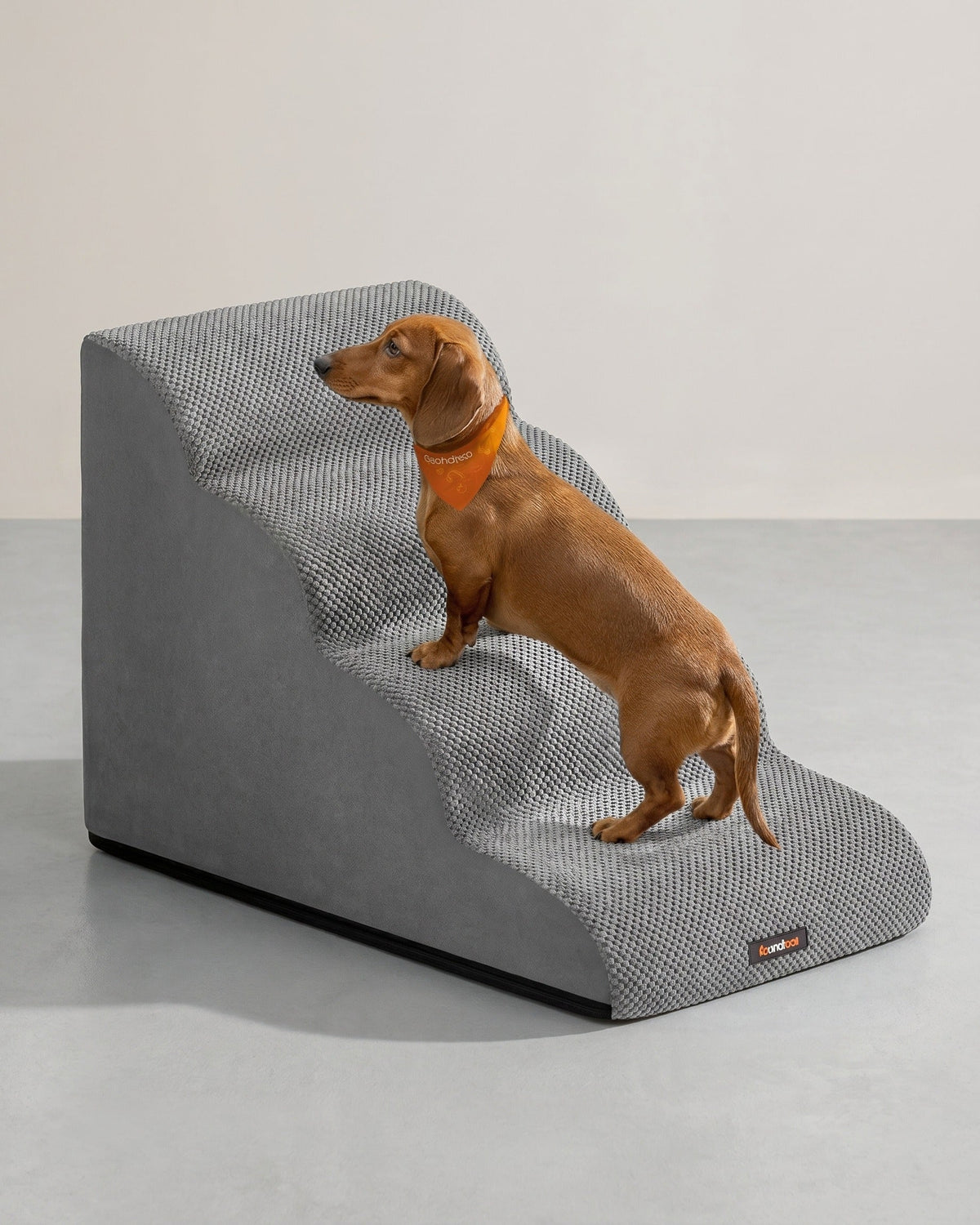 Hundetreppe - 4 Stufen - Rutschfester Bezug - Für Bett Und Sofa
