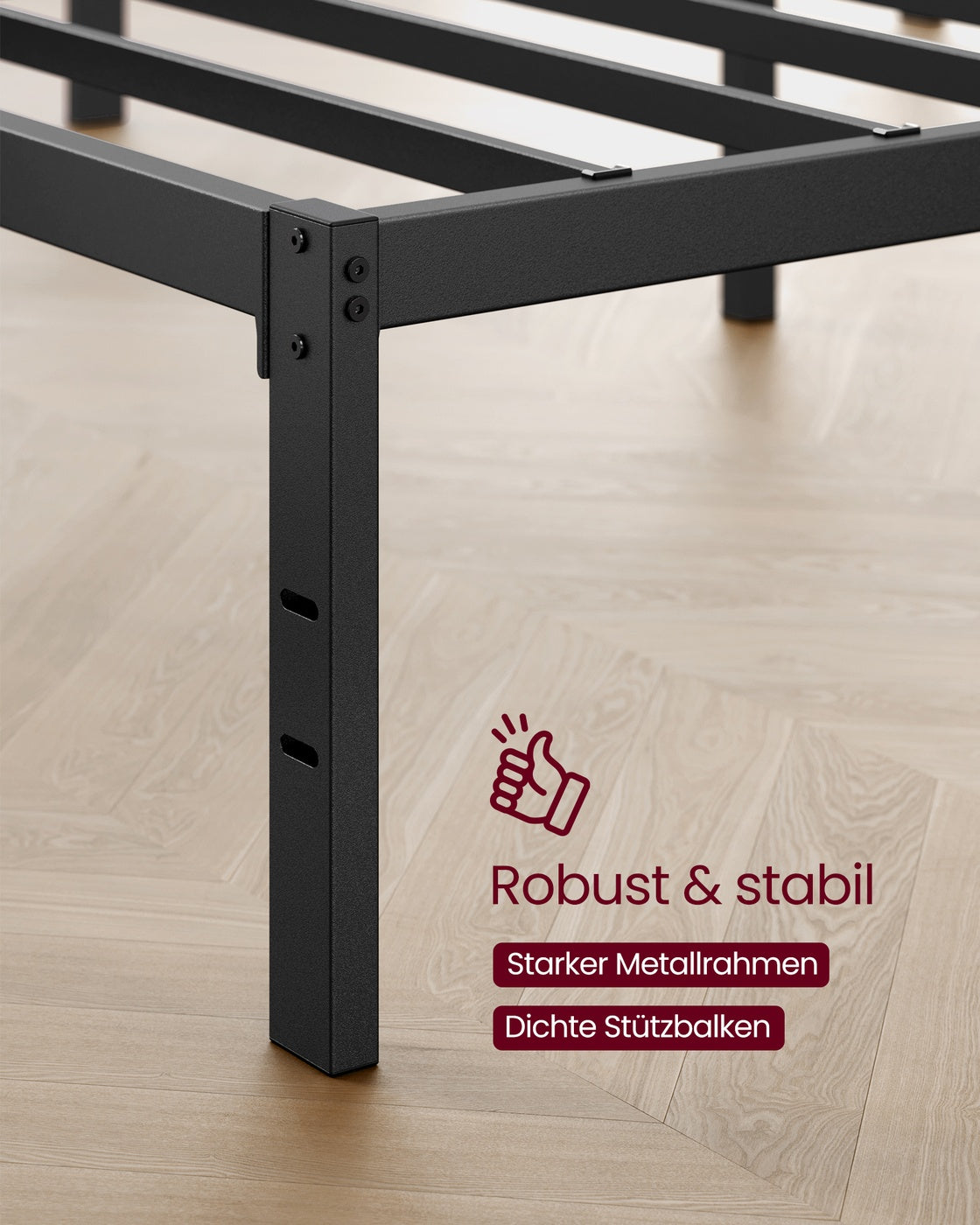 Bettgestell Metall 140x200 - Mit Stauraum - Modern Für Schlafzimmer