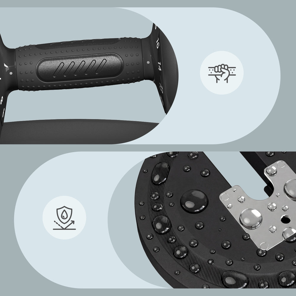 Verstellbares Kurzhantel-Set 11-in-1 - 2 Kurzhanteln Mit Wechselbaren Scheiben - Für Krafttraining