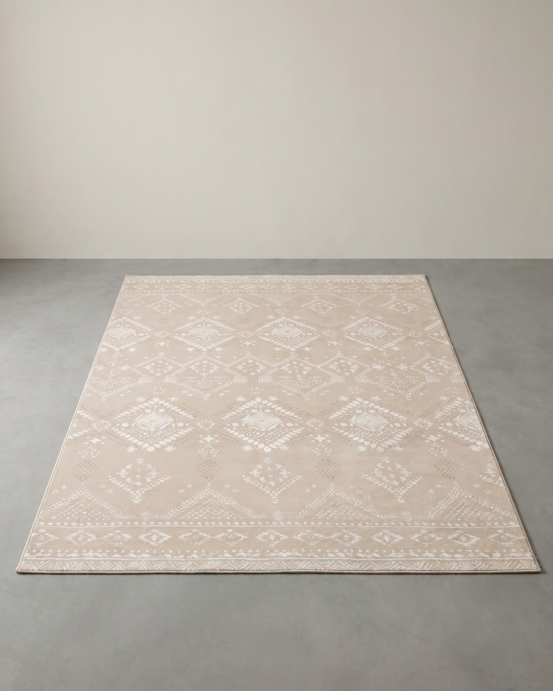 BOHO Teppich – Rutschfest & Waschbar – Polyester mit Filzschicht