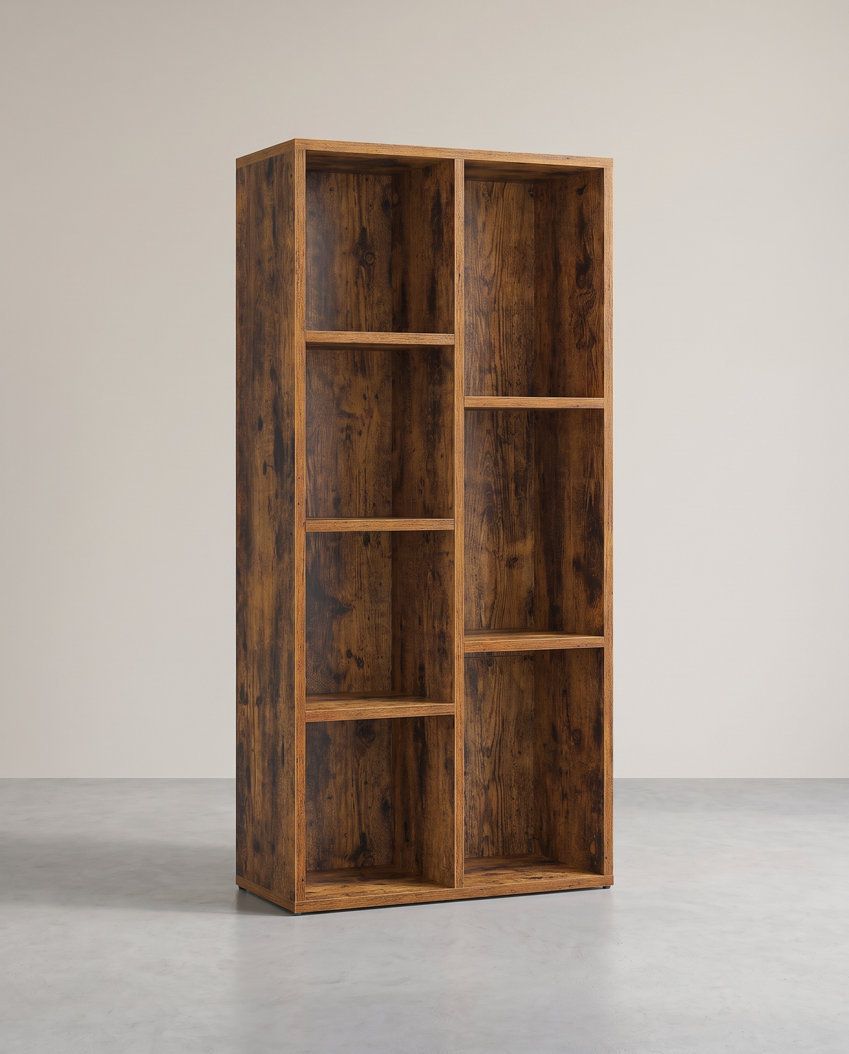 Bücherregal – Aufbewahrungsschrank – 5 oder 7 Fächer – 50 x 24 x 80 oder 106 cm
